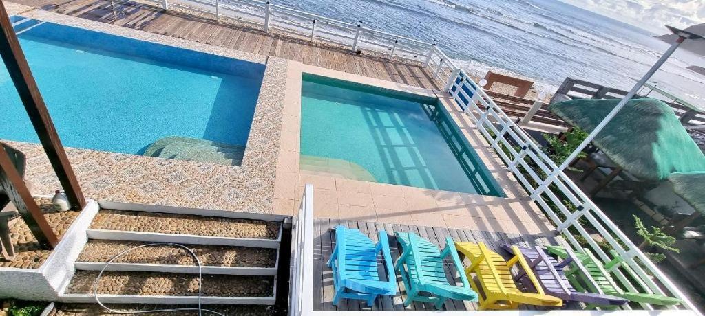 Aura Marina Sands Beach Resort Baler Bagian luar foto